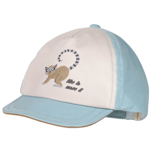 maximo - Baby Boy's Cap Lemur Flexdach mit Klettverschluß - Cap Gr 47-49 cm grau von Maximo