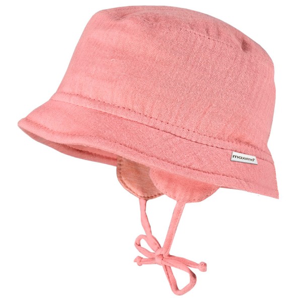 maximo - Baby's Hütchen Musselin Band Ohrenkl. Futter - Hut Gr 45 cm rosa von Maximo