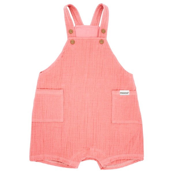 maximo - Baby's Latzshorts m. Taschen - Jumpsuit Gr 74 rot von Maximo