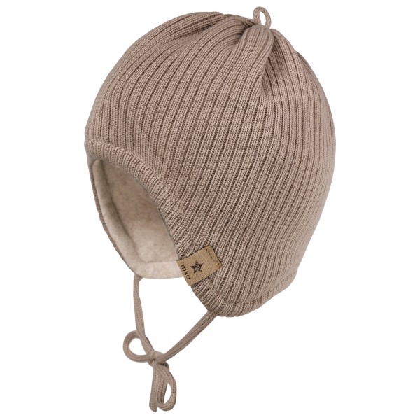 maximo - Baby's Mütze mit Fleecefutter - Mütze Gr 43-45 cm braun von Maximo
