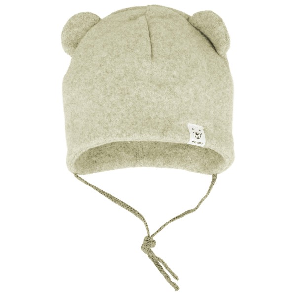 maximo - Baby's Mütze mit Öhrchen - Mütze Gr 39-41 cm beige von Maximo