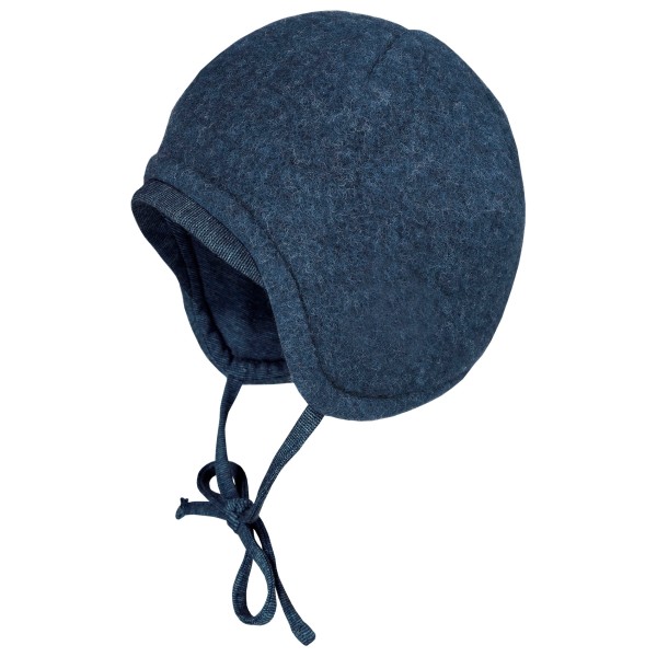 maximo - Baby's Mütze mit Wollfleece - Mütze Gr 39-41 cm blau von Maximo