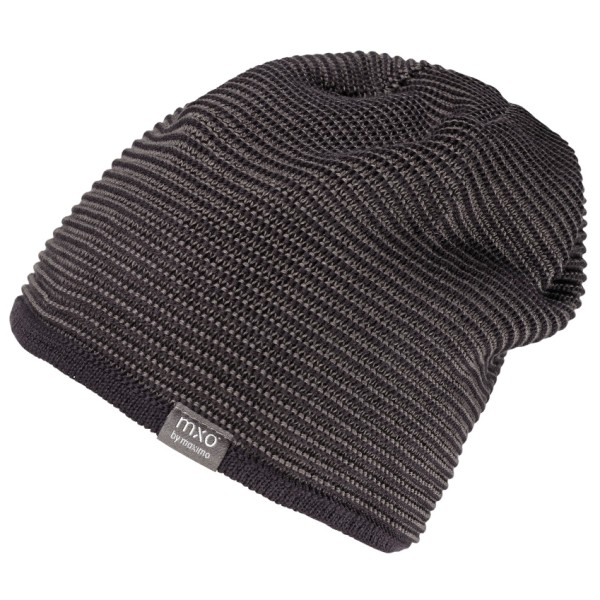 maximo - Kid's Beanie Middle - Mütze Gr 55-57 cm grau von Maximo