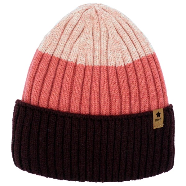 maximo - Kid's Beanie mit Streifen - Mütze Gr 47-49 cm schwarz von Maximo
