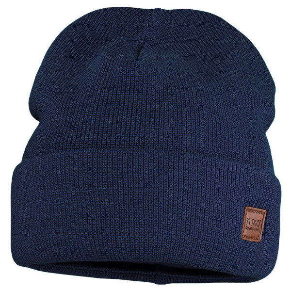 maximo - Kid's Beanie mit Umschlag - Mütze Gr 49-51 cm blau von Maximo
