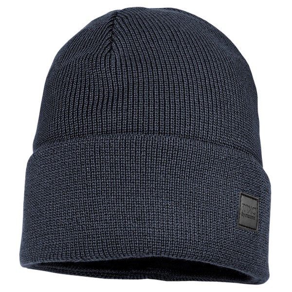 maximo - Kid's Beanie mit Umschlag - Mütze Gr 53-55 cm blau von Maximo