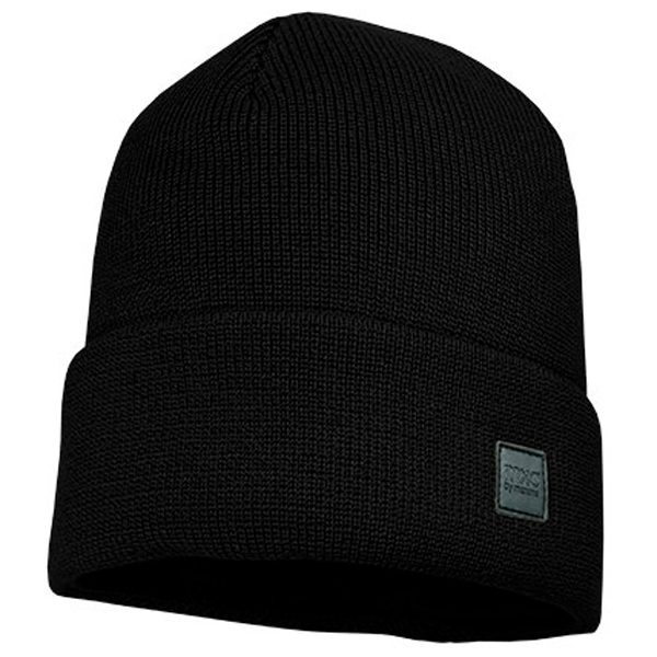 maximo - Kid's Beanie mit Umschlag - Mütze Gr 55-57 cm schwarz von Maximo