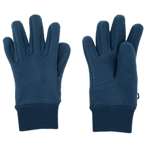 maximo - Kid's Fingerhandschuhe Fleece mit Strickbündchen - Handschuhe Gr 5 blau von Maximo