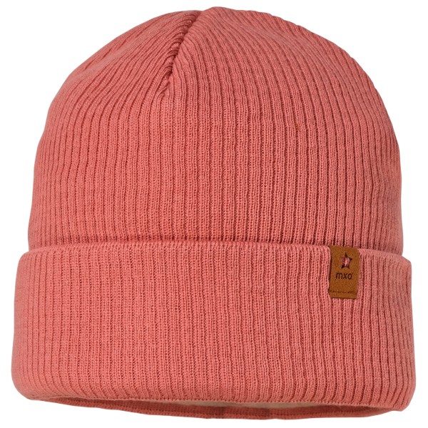 maximo - Kid's Mini-Beanie Umschlag mit Fleecefutter - Mütze Gr 51-53 cm rot von Maximo