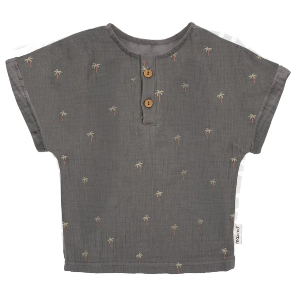 maximo - Kid's Mini Boy Hemd S/S - T-Shirt Gr 122 grau von Maximo