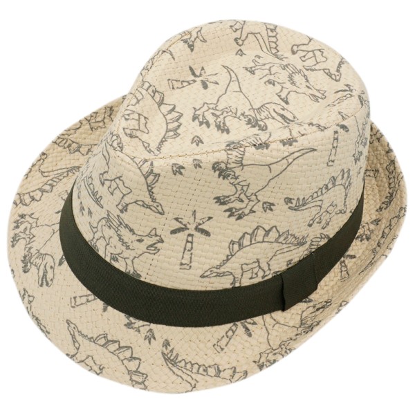 maximo - Kid's Mini Boy Trilby Dino - Hut Gr 49 cm beige von Maximo