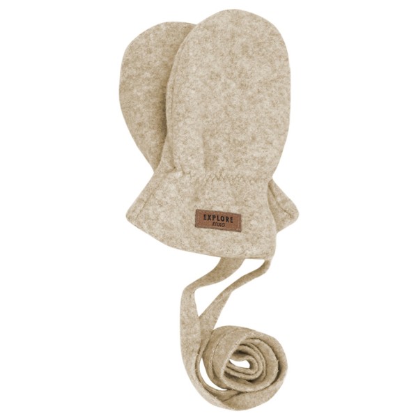 maximo - Kid's Mini-Fausthandschuhe Baumwollfleece - Handschuhe Gr 6 Monate beige von Maximo