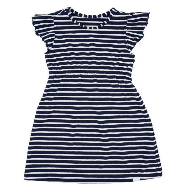 maximo - Kid's Mini Girl Kleid A-Linie Jersey Flügelärmel - Kleid Gr 98/104 blau von Maximo