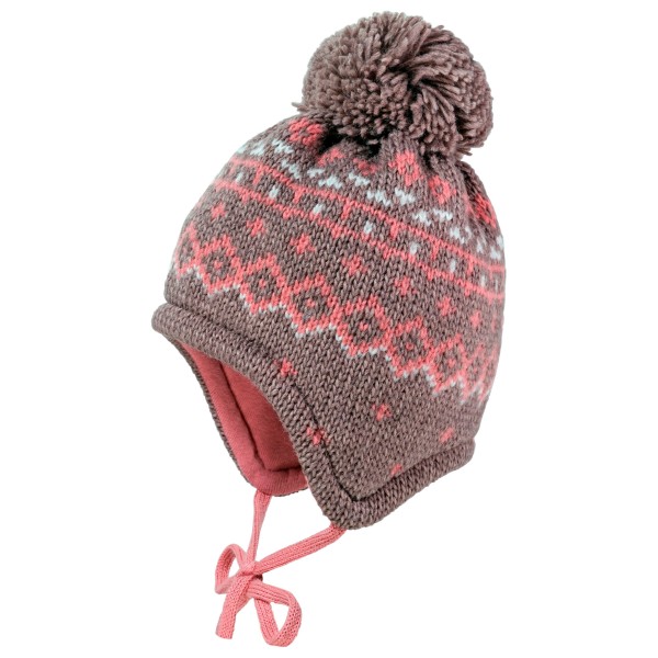 maximo - Kid's Mini-Mütze Jacquard Norweger - Mütze Gr 45-47 cm braun von Maximo