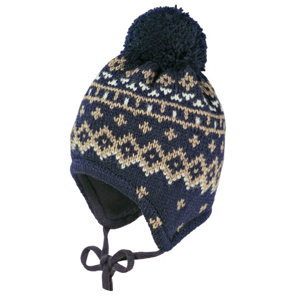 maximo - Kid's Mini-Mütze Jacquard Norweger - Mütze Gr 49-51 cm grau von Maximo