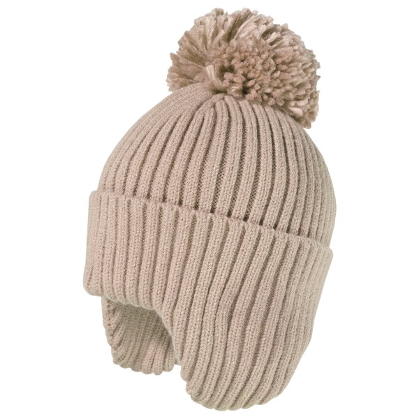 maximo - Kid's Mini-Mütze mit Pompon - Mütze Gr 53-55 cm beige von Maximo