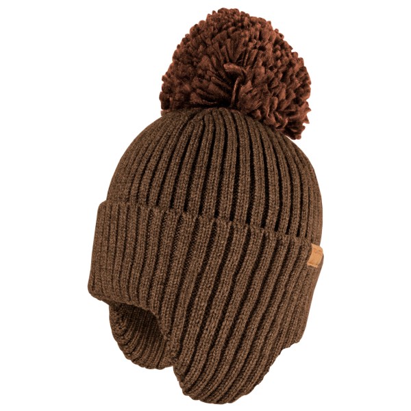 maximo - Kid's Mini-Mütze mit Pompon - Mütze Gr 53-55 cm braun von Maximo