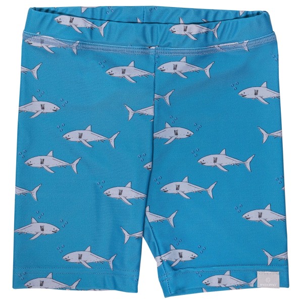maximo - Kid's Mini Radlerhose Badestoff Print UV 50 - Lycra Gr 86/92 blau von Maximo