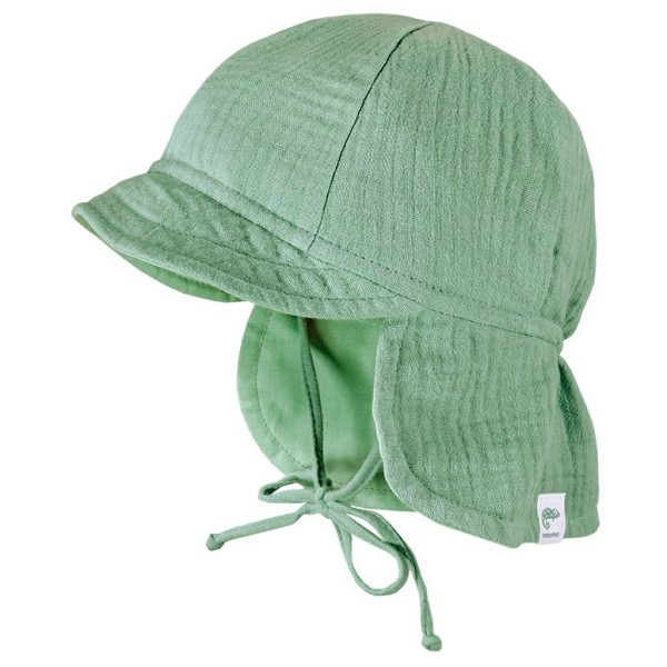 maximo - Kid's Mini Schildmütze Musselin - Cap Gr 49 cm türkis von Maximo