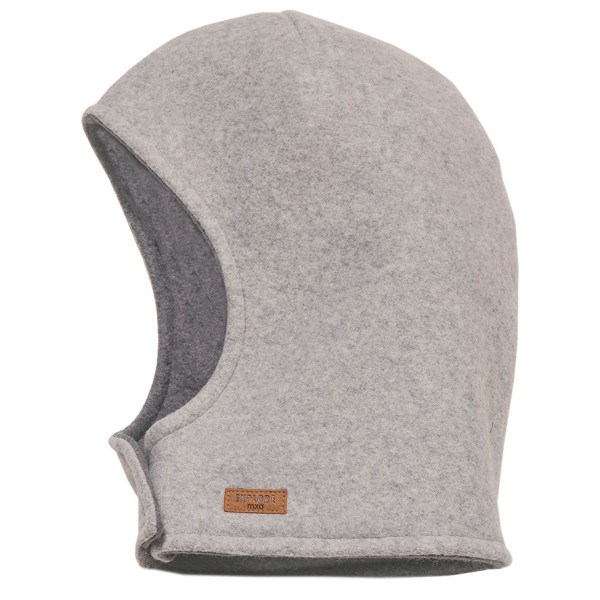 maximo - Kid's Mini-Schlupfmütze Fleece mit Klettverschluß - Mütze Gr 51 cm grau von Maximo