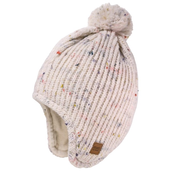 maximo - Kid's Mütze Rippe Mit Zopf - Mütze Gr 53-55 cm rosa von Maximo