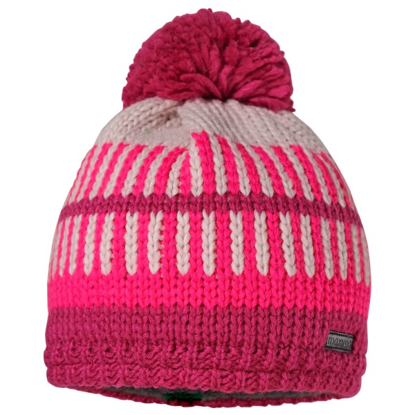 maximo - Kid's Mütze mit Pompon - Mütze Gr 53-55 cm rosa von Maximo