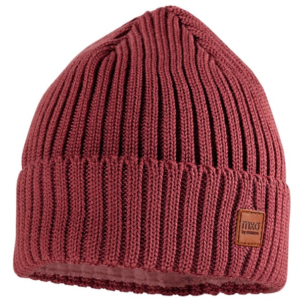 maximo - Kid's Mütze mit Rippe Umschlagrand mit Futter - Mütze Gr 51-53 cm rot von Maximo