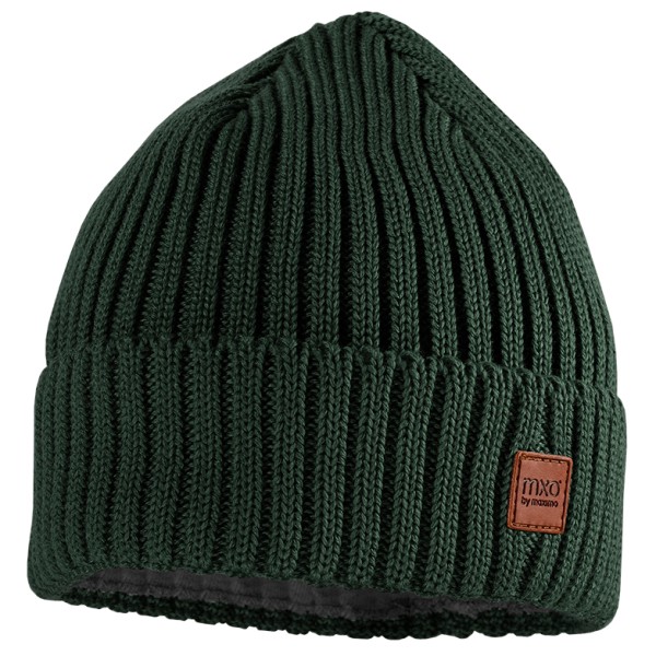 maximo - Kid's Mütze mit Rippe Umschlagrand mit Futter - Mütze Gr 55-57 cm grün von Maximo