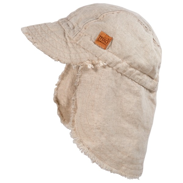 maximo - Kid's Schildmütze m. Nackenschutz - Cap Gr 55 cm beige von Maximo