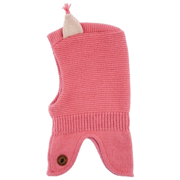 maximo - Mini Girl's Schlupfmütze Eichhörnchen - Sturmhaube Gr 47-49 cm rosa von Maximo