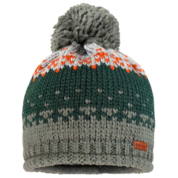 maximo - Mini-Mütze Farbwechsel mit Pompon und Futter - Mütze Gr 49 cm bunt von Maximo