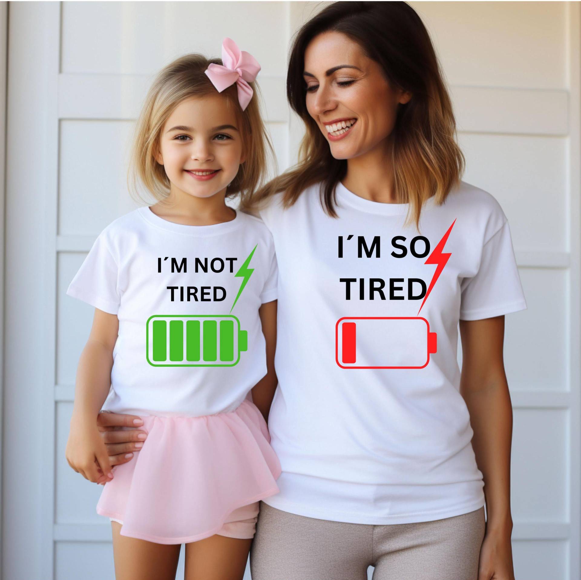 Passend Ich Bin So Müde - Nicht Eltern Vater Tag Mutter Kind, Kleinkind Sohn Tochter T-Shirt, Passendes Mama Und Ich Shirt Passend Ich Bin So Müde - Nicht Eltern Vater Tag Mutter Kind, Kleinkind Sohn Tochter T-Shirt, Passendes Mama Und Ich Shirt von MaxisPrintBoutique