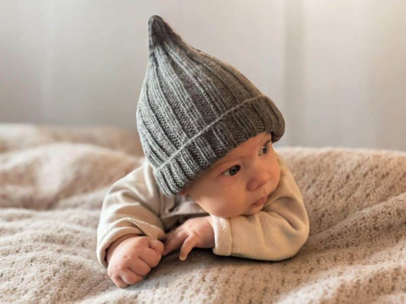 Handgestrickte Mütze Aus Merinowolle Für Babys Und Kinder von MaxiundMoritz