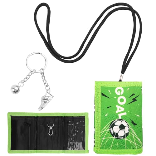 Brustbeutel Kinder, Fußball Motiv Geldbeutel Kinder, Kinder Portemonnaie Jungen mit Metall Schlüsselanhänger, Geldbörse zum Umhängen für Jungen Mädchen Geldbörse Geburtstagsgeschenk Brustbeutel Kinder, Fußball Motiv Geldbeutel Kinder, Kinder Portemonnaie Jungen mit Metall Schlüsselanhänger, Geldbörse zum Umhängen für Jungen Mädchen Geldbörse Geburtstagsgeschenk von Maxmoc