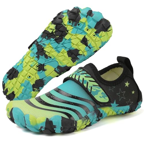 Jungen Wasserschuhe Mädchen Barfussschuhe Atmungsaktiv Badeschuhe für Kinder Schnell Trocknend Jungen Wasserschuhe Mädchen Barfussschuhe Atmungsaktiv Badeschuhe für Kinder Schnell Trocknend von Maxome