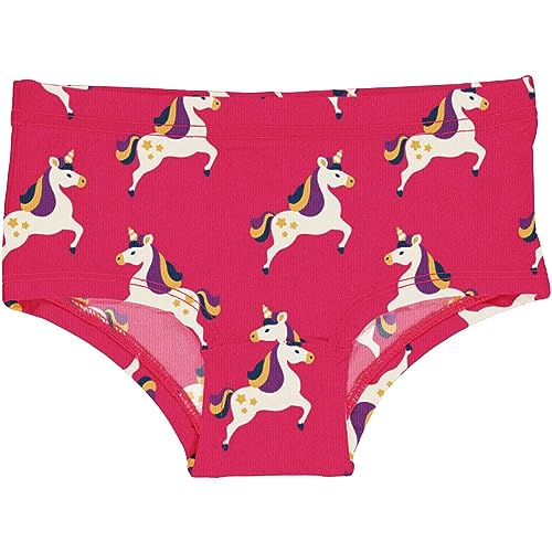 Maxomorra Briefs Hipster Unicorn, 134/140 von Maxomorra