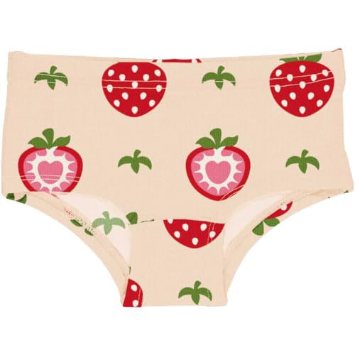 Maxomorra Briefs Hipsters Strawberry, 134/140 von Maxomorra