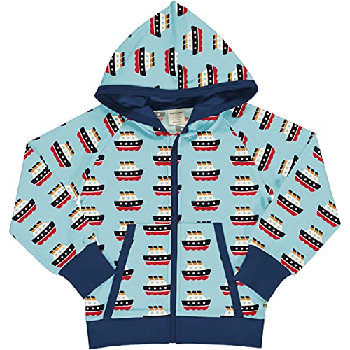 Maxomorra Jungen Kapuzenjacke mit Fähren Cardigan Hood Ferry (110-116) von Maxomorra