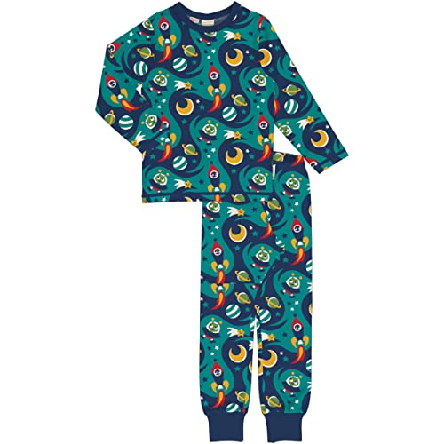 Maxomorra Kinder Schlafanzug Weltraum Pyjama Space (98-104) von Maxomorra