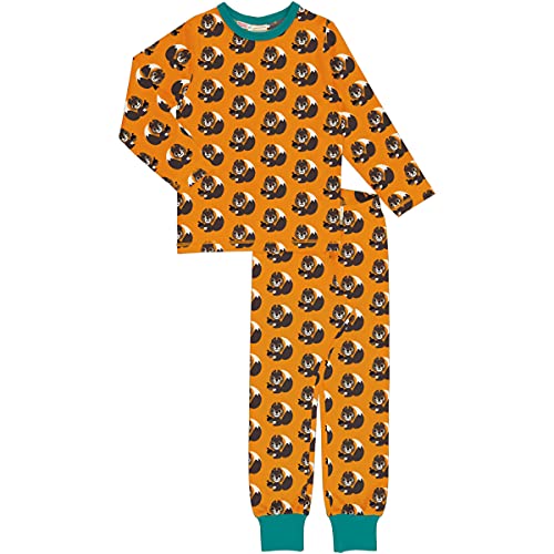 Maxomorra Kinder Schlafanzug mit Eichhörnchen Pyjama Squirrel (110-116) von Maxomorra