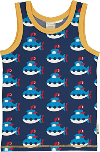 Maxomorra Kinder Tank Top - Unterhemd mit U-Booten TankTop Submarine (98-104) von Maxomorra