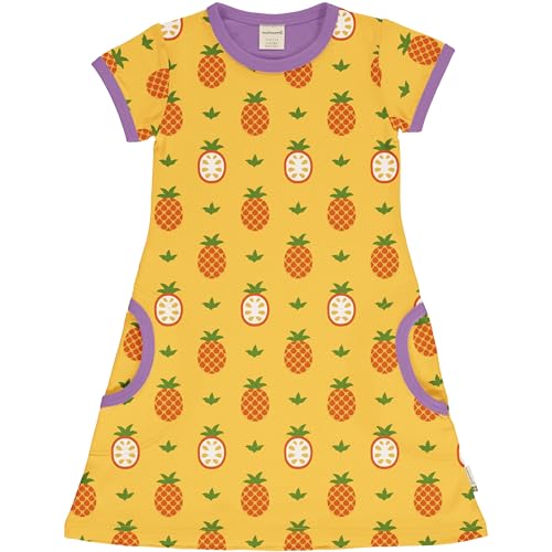 Maxomorra Kurzarm Kleid mit Ananas Dress SS Pineapples (134-140) von Maxomorra