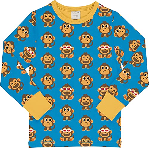 Maxomorra Langarm Shirt mit Affen TOP LS Party Monkey (122-128) von Maxomorra