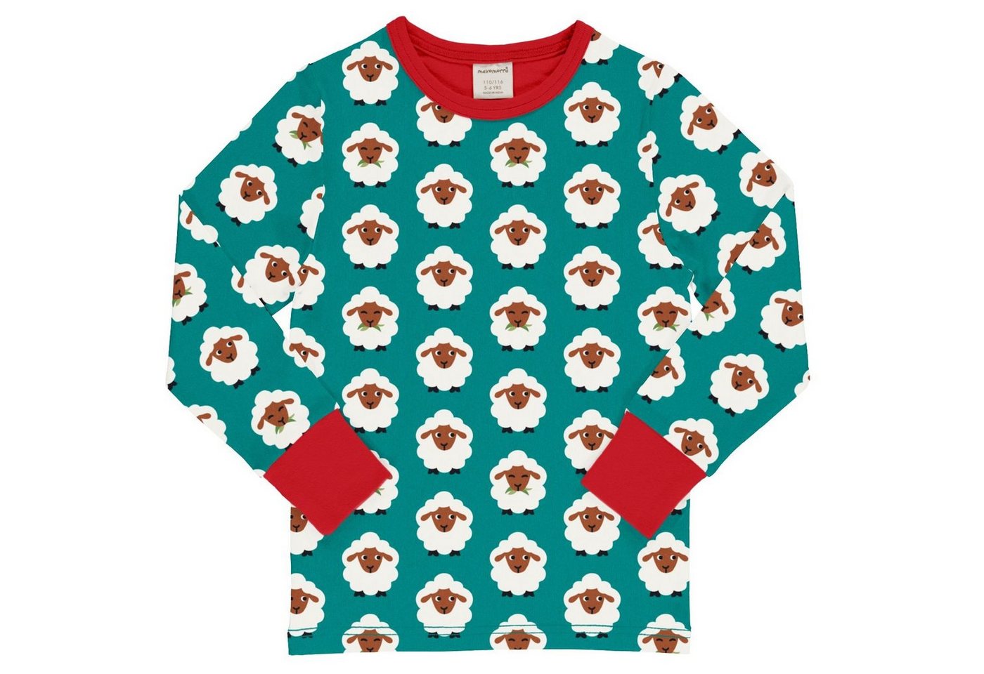 Maxomorra Langarmshirt Farm Sheep von Maxomorra