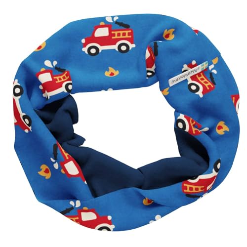 Maxomorra Loop Schal Kinder Loopschal gefüttert Feuerwehr von Maxomorra