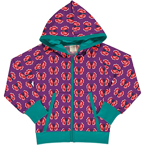 Maxomorra Mädchen Kapuzenjacke Schmetterling Cardigan Hood Butterfly (98-104) von Maxomorra