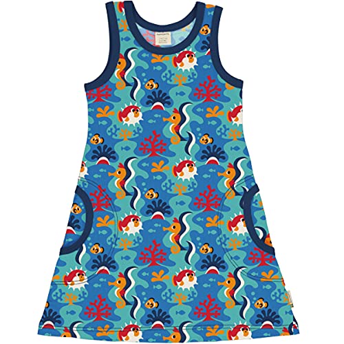 Maxomorra Mädchen Kleid Unterwasserleben Coral Reef (Tank, 98-104) von Maxomorra