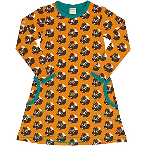 Maxomorra Mädchen Kleid mit Eichhörnchen Dress Squirrel (110/116) von Maxomorra