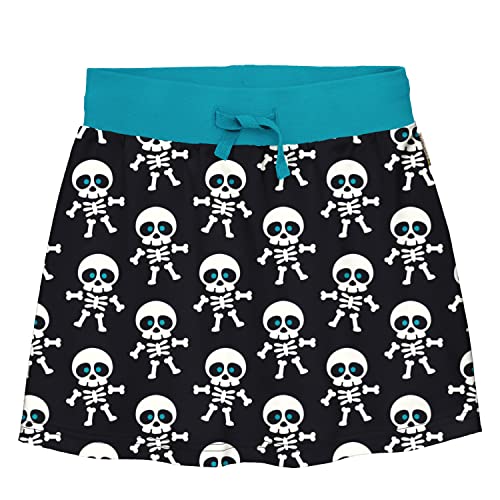 Maxomorra Mädchen Rock mit Skeletten Halloween Skirt Skeleton (110-116) von Maxomorra