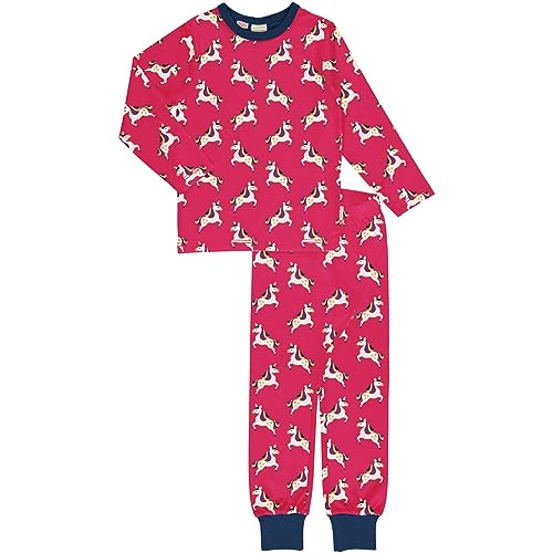 Maxomorra Mädchen Schlafanzug Einhorn Pyjama Unicorn (110-116) von Maxomorra